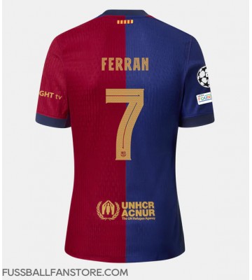 Barcelona Ferran Torres #7 Replik Heimtrikot 2024-25 Kurzarm